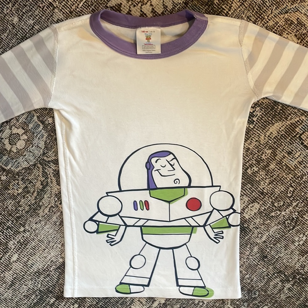 Hanna Andersson Buzz Lightyear PJs size 10 - Picture 2 of 6